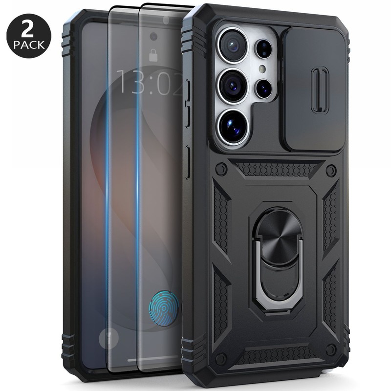 For Samsung Galaxy S26 Ultra/S26 Case Slide Camera Lens Cover / Screen Protector