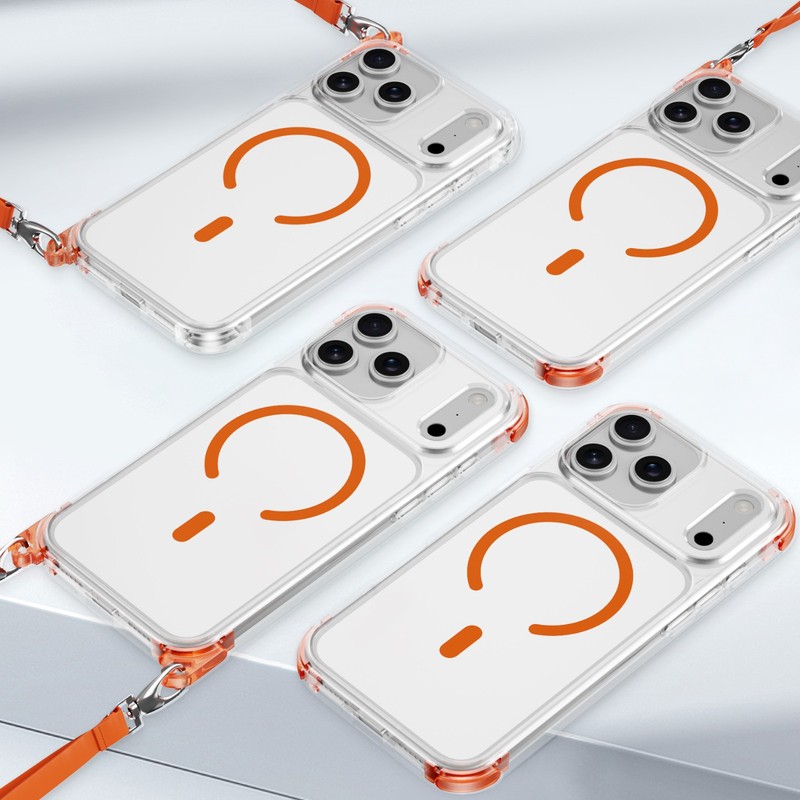 For iPhone 17 Pro Max 17e 16 Plus 15 14 13 12 Mag Safe Case Shockproof + Strap gallery