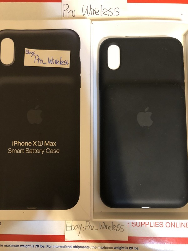 Apple MRXQ2LL/A iPhone Xs Max Smart Battery Case – Black DNDXV7TSL5YV