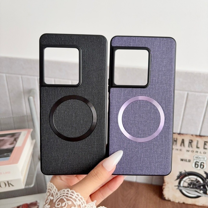 Luxury Magnetic Cloth Pattern shockproof Back Case For Sony Xperia 1 VIII gallery