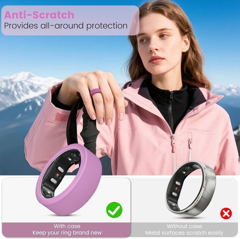 10 Pack Ring Cover for RingConn Gen 3/ Gen 2, Elastic Silicone Ring Protector... gallery