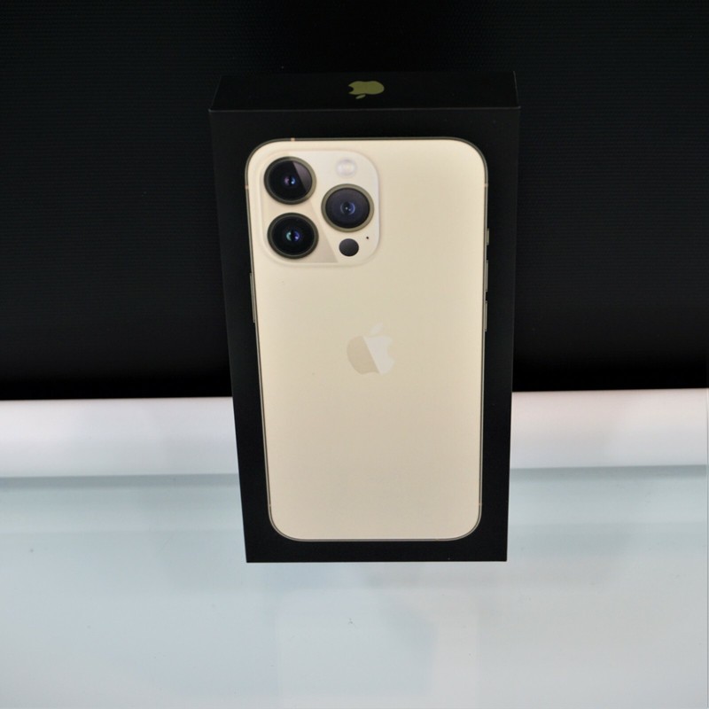 Empty Retail Box Apple iPhone 13 Pro Gold BOX ONLY