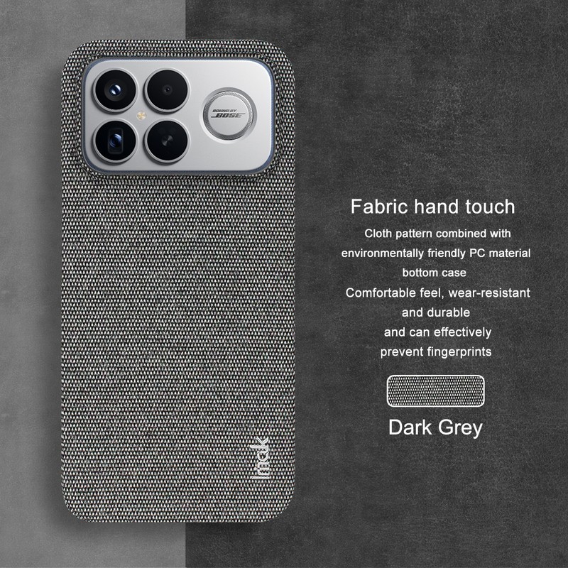 For Xiaomi Poco F8 Ultra / F8 Pro Imak Cloth Fabric Slim PC Hard Back Cover case gallery