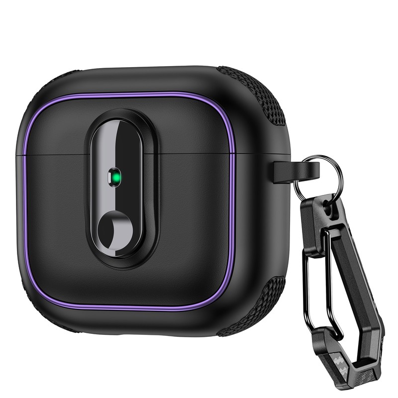 Case for AirPods Pro 2/AirPods 4 3 2 Secure Lock Shockrpood Cover with Keychain