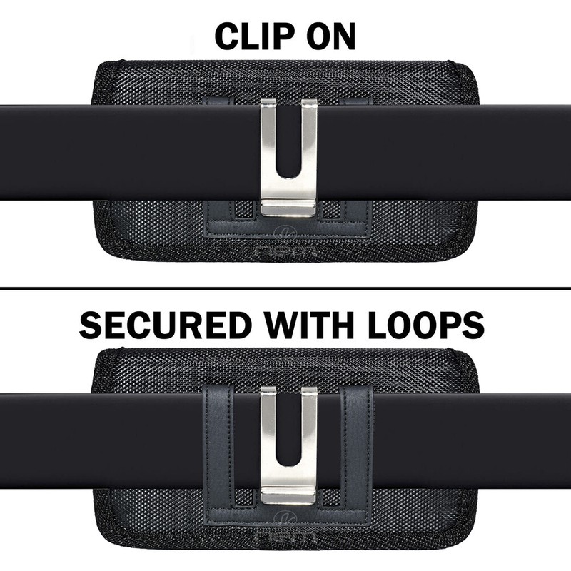Horizontal Heavy Duty Rugged Belt Loop & Clip Case Pouch 5.9 x 3.14 x 0.62 inch gallery