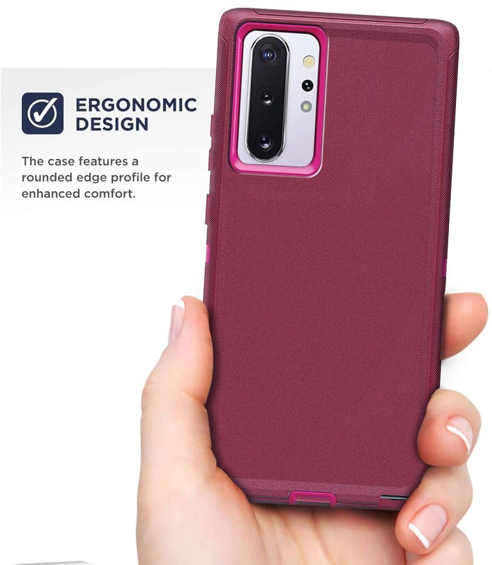 For Samsung Galaxy Note10 Plus 5G Heavy Duty Case Phone Cover + Screen Protector gallery