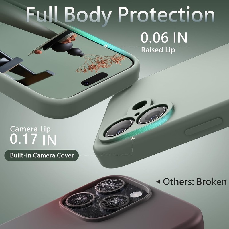 iPhone 17 Magnetic Case,Camera Protection,Anti-Scratch Microfiber Lining 6.3" gallery