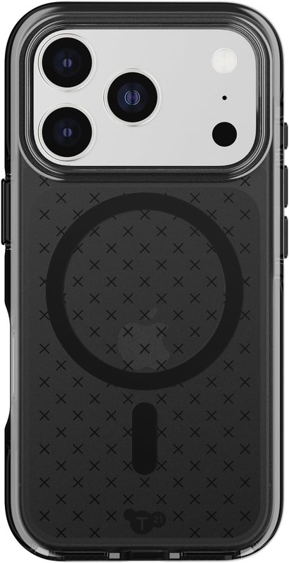 Tech21 Evo Check Impact Protection MagSafe Case For iPhone 17 Pro (Smokey/Black)