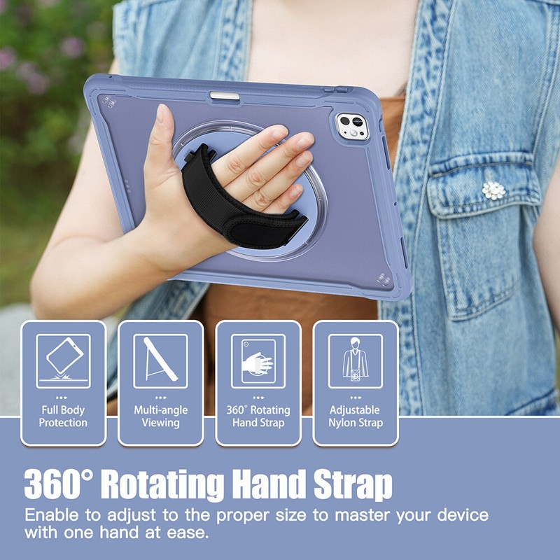 For iPad Pro 12.9 7th/8th/9th/10th Case Shockproof Heavy Duty Kickstand Cover gallery