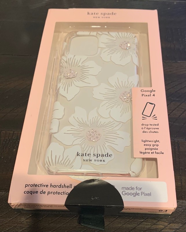 Kate Spade Protective Case For Google Pixel 4 – Hollyhock Floral – 100% GENUINE