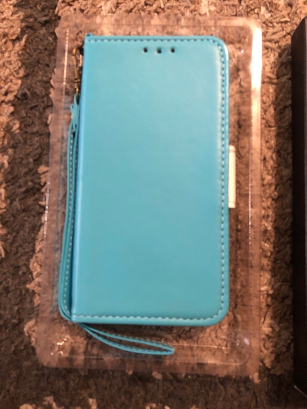 Mefon iPhone 11 Pro Case Leather Magnetic Detachable Wrist Strap Screen Protect gallery