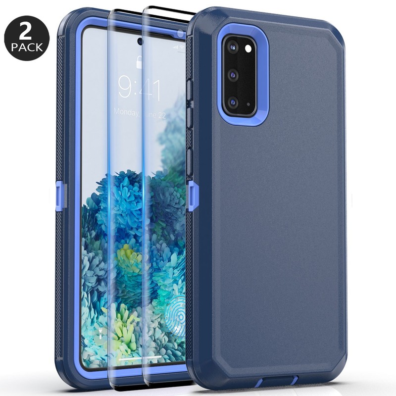 For Samsung Galaxy S20 5G Heavy Duty Shockproof Case Cover / Screen Protector gallery