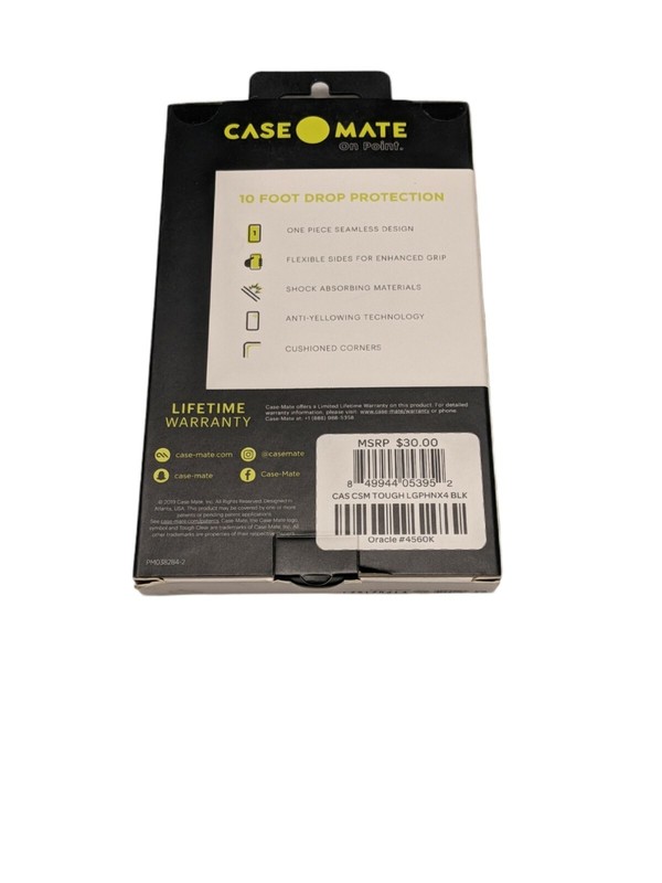 Case Mate Tough Clear Case for LG Phoenix 4 - Smoke/Black gallery