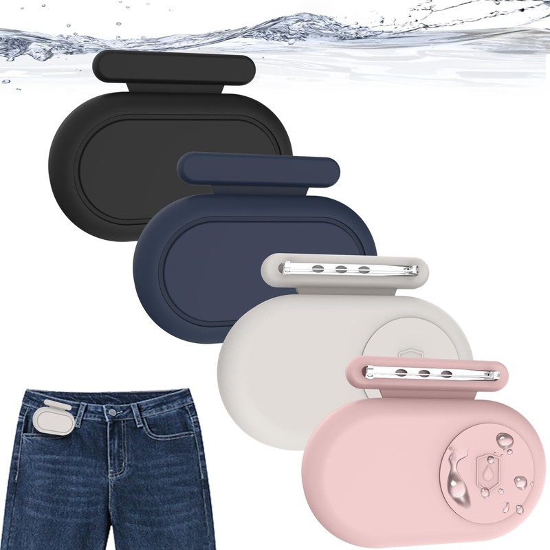 4 Pack for Samsung Smart Tag 2 Case with Pin for Kids, Waterproof Hidden Hold…