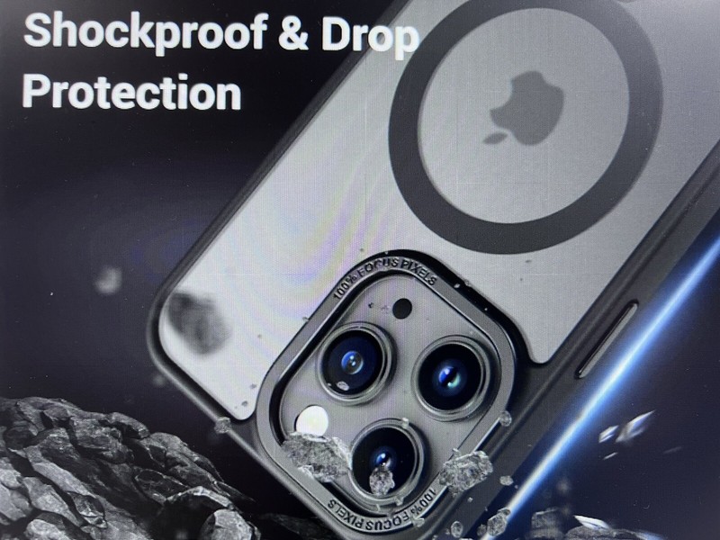 For iPhone 15 Pro Max matte black Magsafe Slim Phone Case gallery
