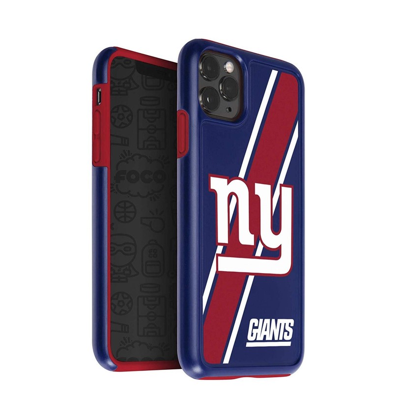 FOCO NFL New York Giants Hybrid Case for iPhone 11 Pro Max & XS Max (6.5″)