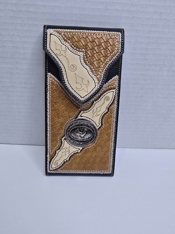 WESTERN LEATHER CELL PHONE CASE, FUNDA VAQUERA DE CUERO COWBOY RODEO PHONE CASE gallery