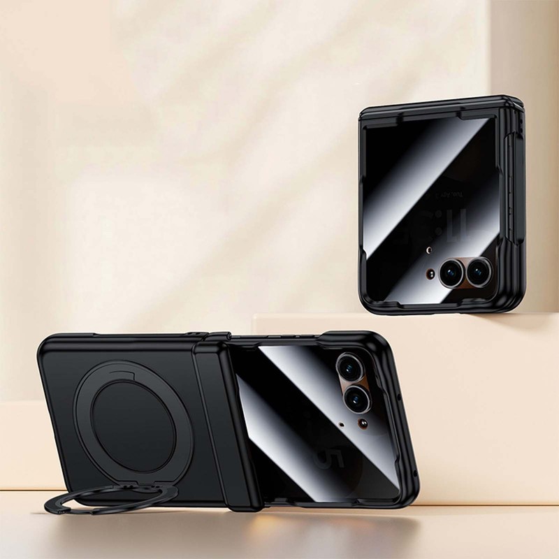 For Motorola Razr Ultra 2026/2025 Razr 2026/2025/2024 Rotatable Ring Stand Case