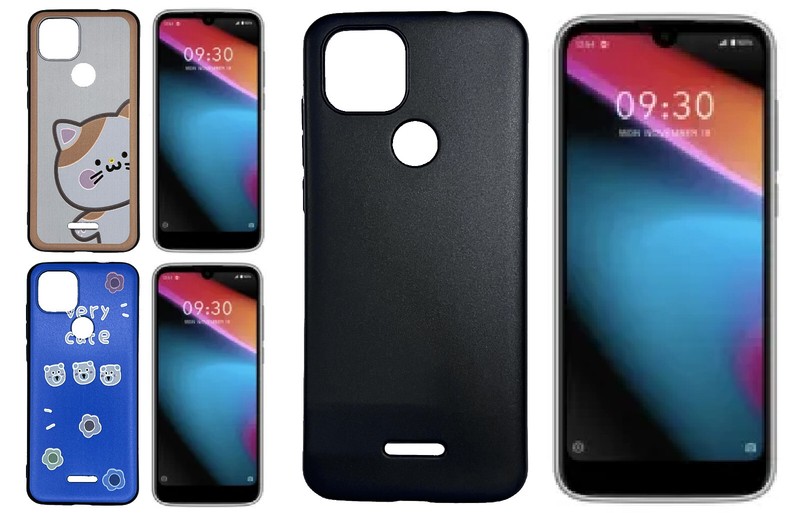Tempered Glass / SLIM TPU SKIN Cover Phone Case For Sense TW102 TW-102