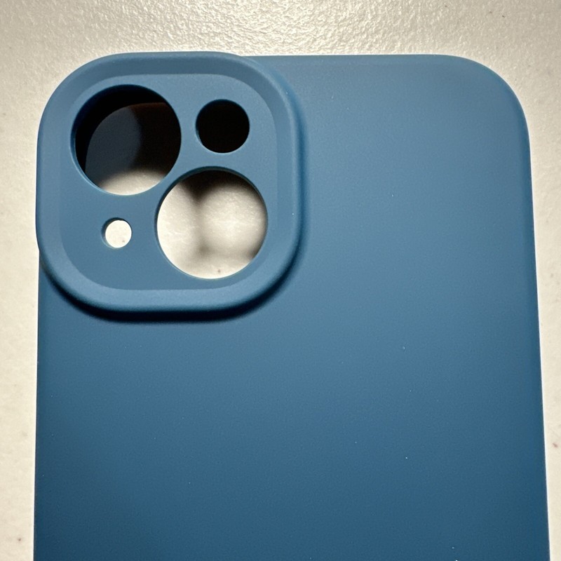 Case For iPhone 14 Soft Silicone Phone Cover Dark Green With 3 Screen Protectors gallery