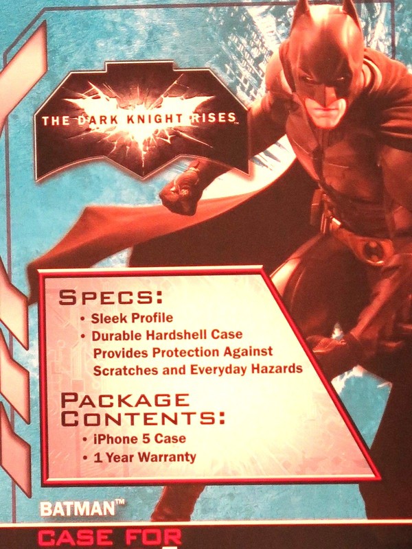 DC Batman The Dark Knight Rises Hardshell Case iPhone 5 *New gallery