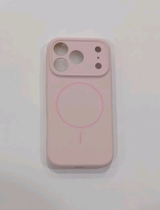 Miracase iPhone 17 Pro Case Magsafe Silicone Sand Pink