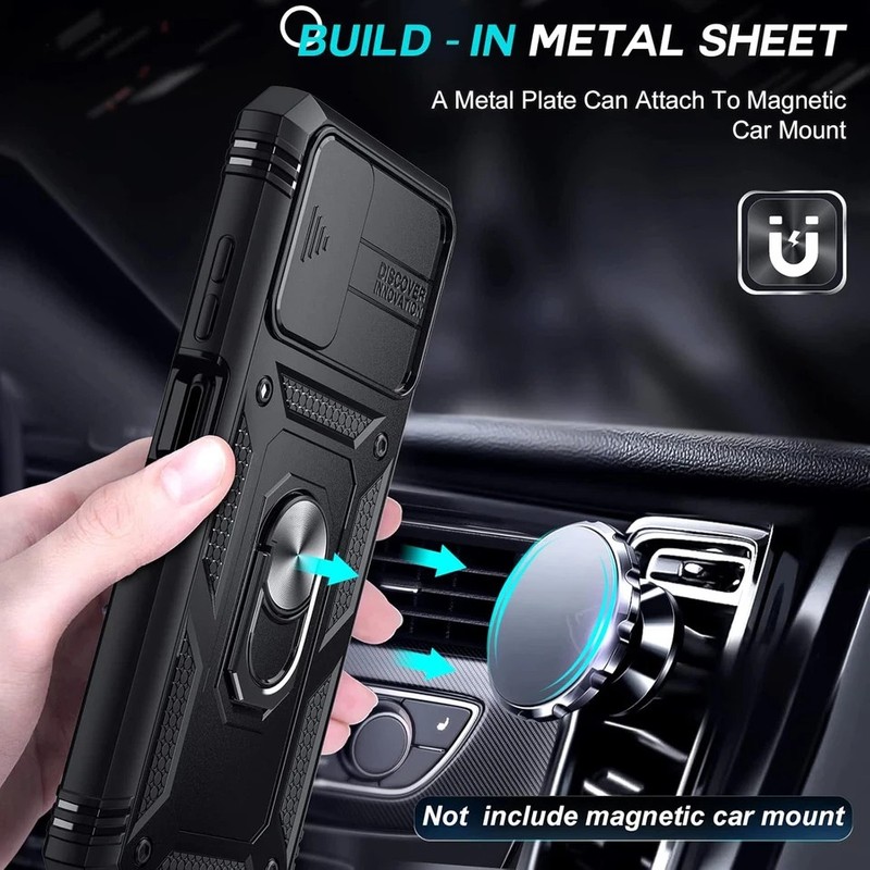 Compatible for Samsung Galaxy A03S Phone Case: Galaxy Ao3S Phone Case with Slide gallery