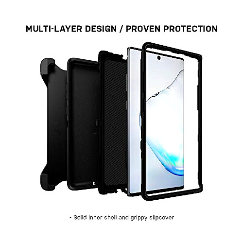 For Samsung Galaxy Note 10+Plus Shockproof Heavy Duty Defender Case w/ Belt Clip gallery