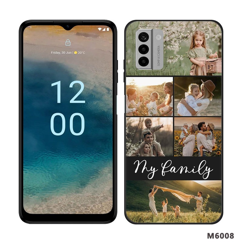 For Nokia C310 G400 X100 C110 C32 C300 Custom Collage Photo Case TPU Phone Cover