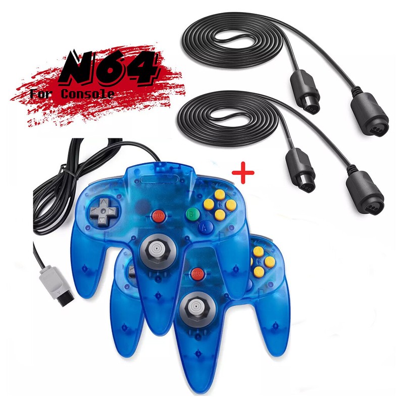 1/2 Classic Wired Controller Joystick for Nintendo 64 N64 Game System US Stock