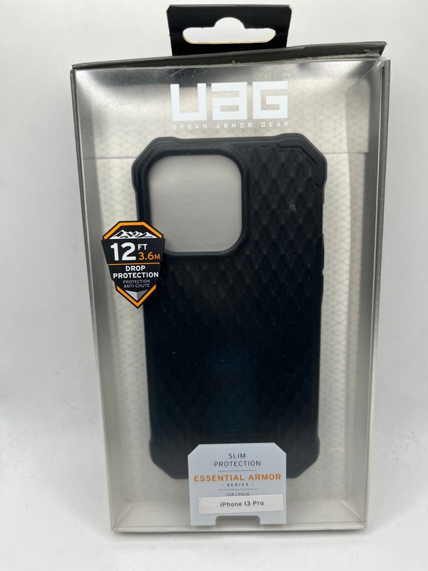 Urban Armor Gear UAG Essential Armor Case for iPhone 13 Pro (6.1″) Only – Black