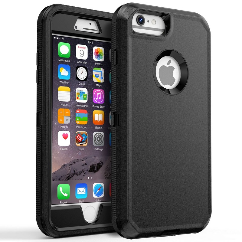 For Apple iPhone 6 Rugged Shockproof Case Hard Protective Cover/ Tempered Glass gallery
