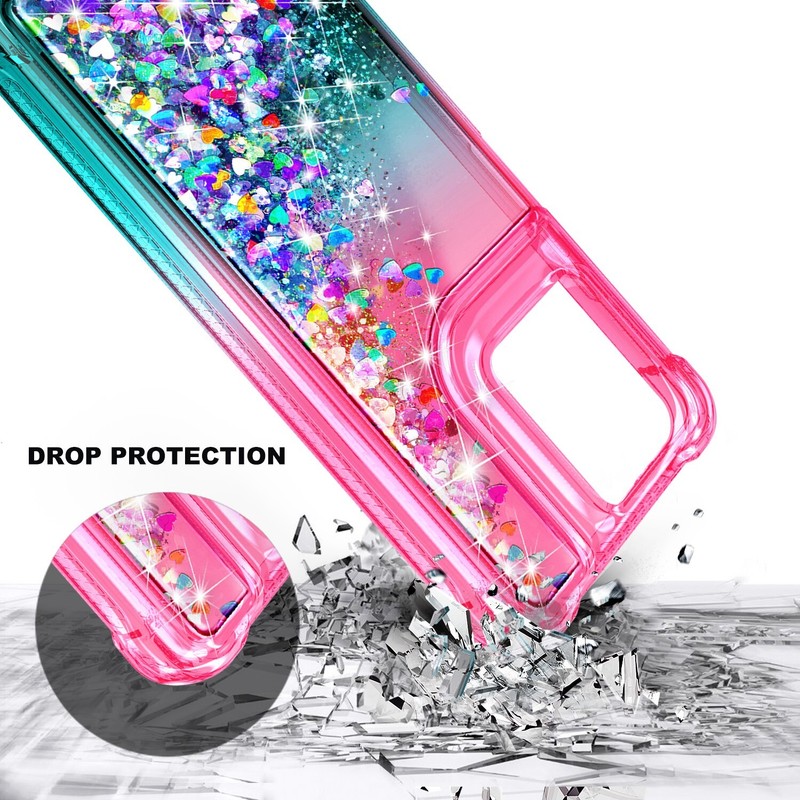 For Motorola Moto g 2025 / POWER / STYLUS Glitter Case + Lanyard +Tempered Glass gallery