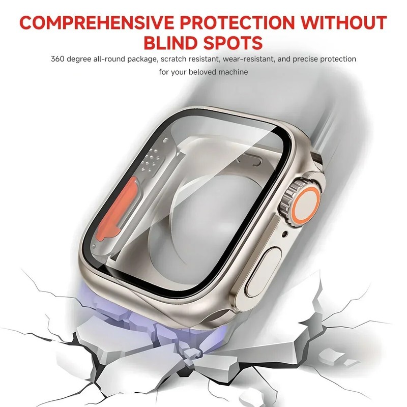 Full Cover Case Screen Protector For Apple Watch Series 10 9 8 7 6 5 SE 45/46mm gallery