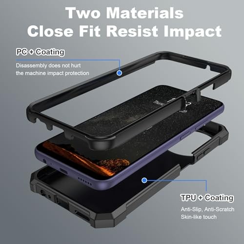 Phone Case with Screen Protector,Dual Layer for Cricket Icon Plus 2026 Pink Bow gallery
