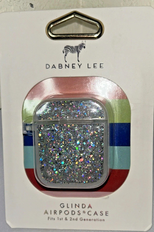 Apple AirPods Case Dabney Lee Glinda Wicked Rainbow Sparkle 1st/2nd Generation
