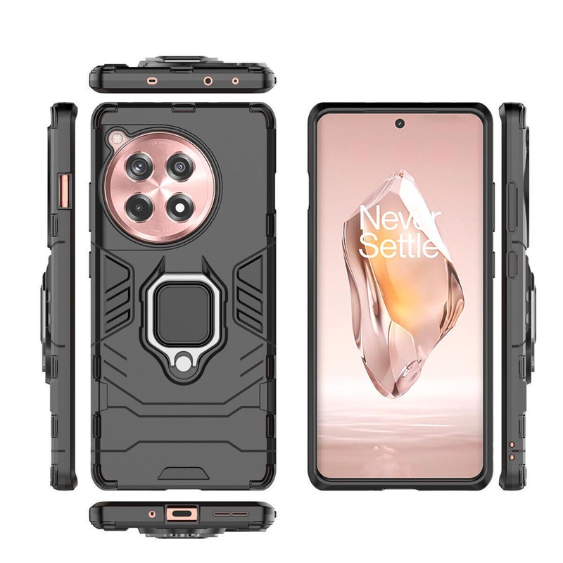 For OnePlus CE4 12 Nord N300 N200 N100 Case Slim Armor Ring Stand Phone Case gallery