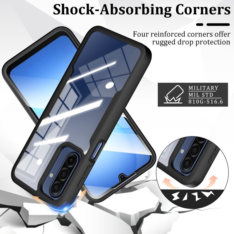 For Samsung A15/A16/A17 5G Case - Shockproof Cover W/ Built-in Screen Protector gallery
