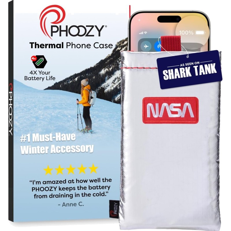 Thermal Phone Case Insulated Pouch Large Space Cold Weather Impact Protection