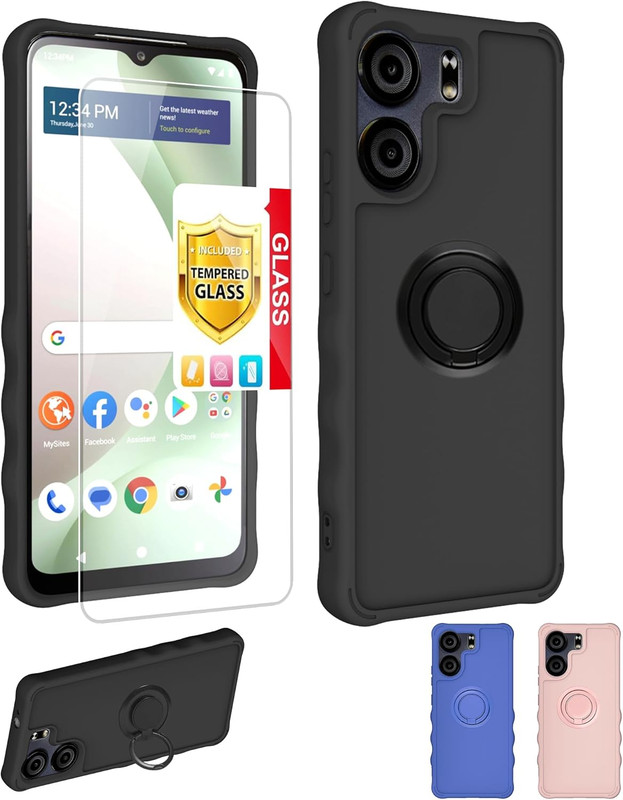 For Blu F5 5G Case Compatible for BLU View 5 Phone Case B160V Cover [With Temper