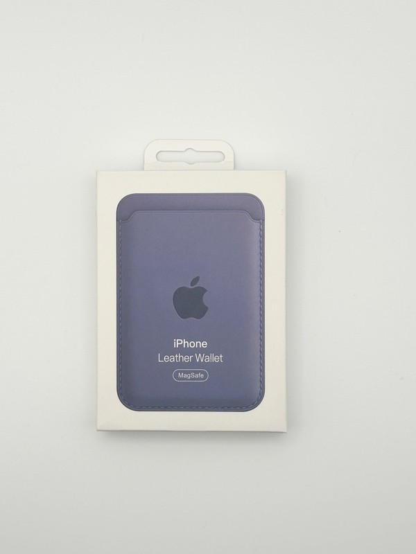 Purple MagSafe Apple Leather Wallet- Same day shipping- NIB