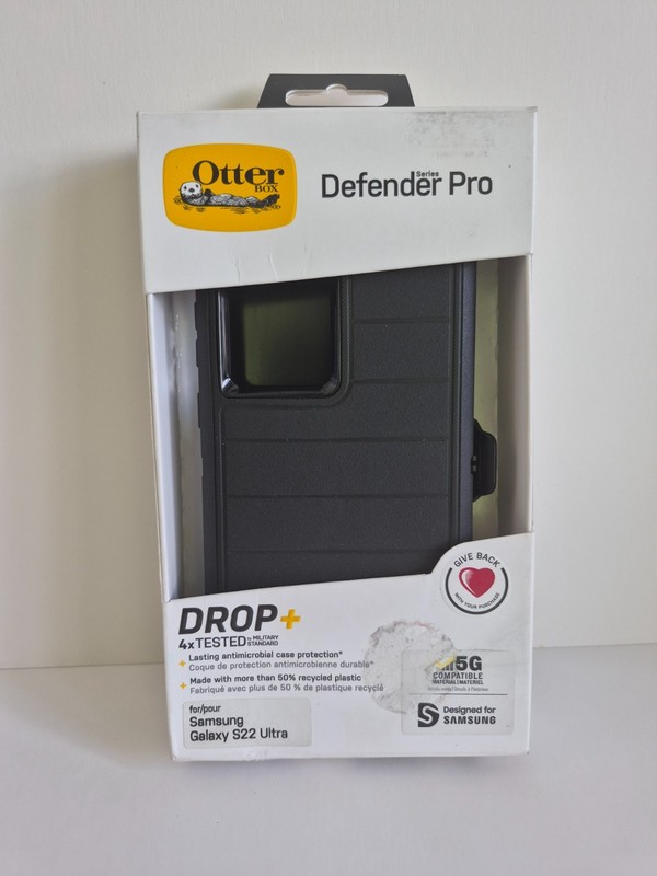 Open Box OtterBox Defender Series Pro Holster Clip For Galaxy S22 Ultra - Black