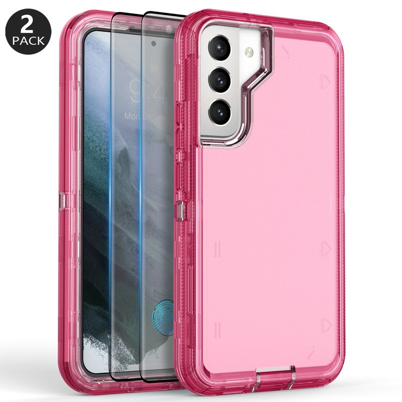 Shockproof Clear For Samsung Galaxy S21/S21+/Ultra Case Cover / Screen Protector