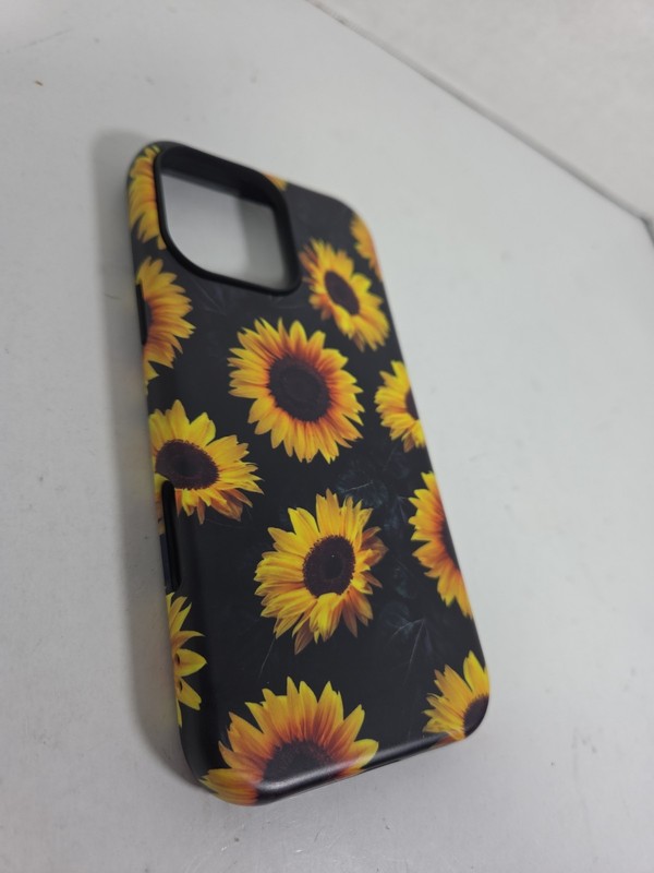 New Phone Case For iPhone 16 Pro Max | Sunflowers On Black Background gallery