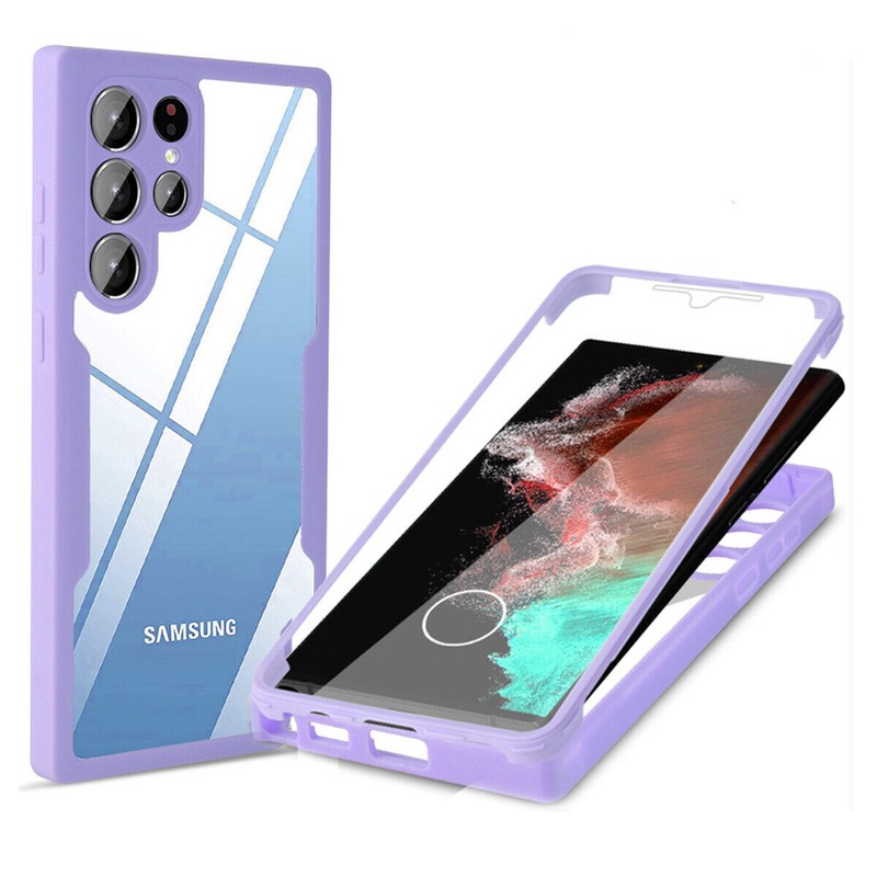 Shockproof 360 Full Body Case For Samsung S23Ultra S23FE S22 S21 A14 A13 A53 A54 gallery