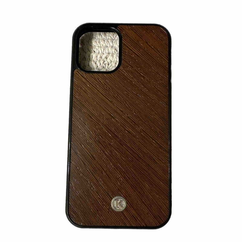 Real Walnut Wood Wooden Slim Fit Case Cover for iPhone 12 Pro Shock Proof