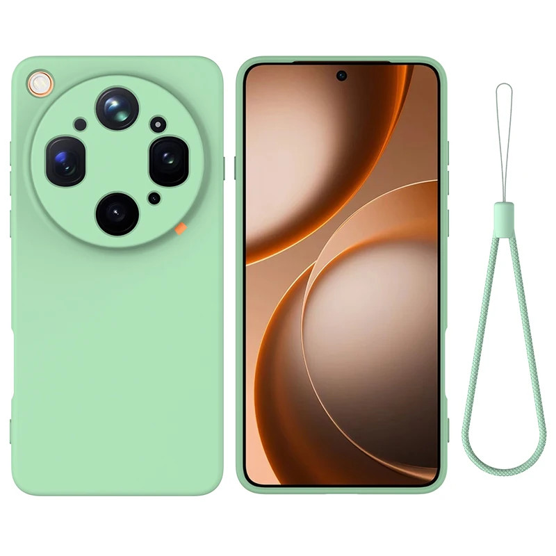 Matte Case For OPPO Find X9 Ultra Premium Liquid Silicone Armor Cover Lanyard gallery