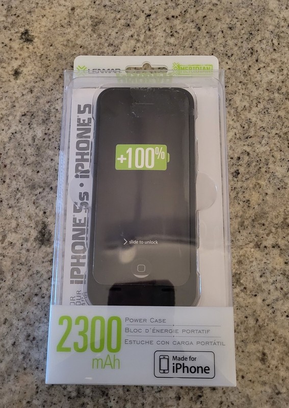 iPhone 5 5S Battery Case Power Bank Charger 2300mAh External Case