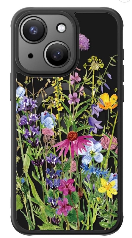 FUNMIKO Phone Case for iPhone 15 Plus Case Wireless Charging Military Grade