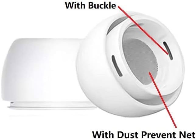 8 Sets Medium Size Ear Tips Replacement for AirPods Pro 2nd / 1st Generation, wi gallery
